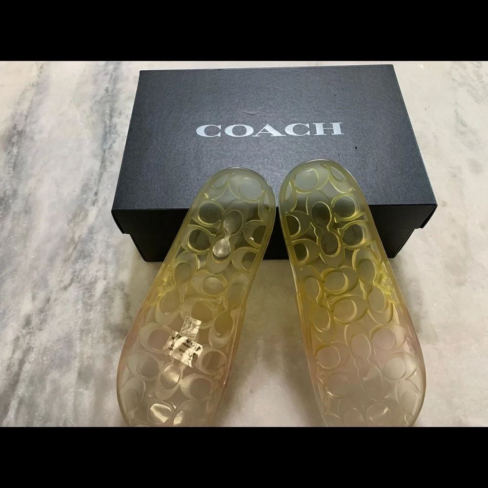 COACH RUBBER SLIDE - Picture 2 of 3
